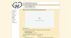 Desktop Screenshot of gaestehaus-gudrun.com