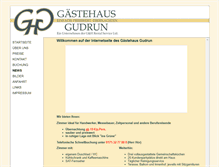 Tablet Screenshot of gaestehaus-gudrun.com